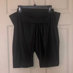 Faux leather leggings